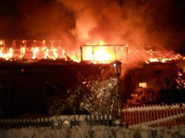 В Зеленоградском районе из горящего дома эвакуировано 15 человек